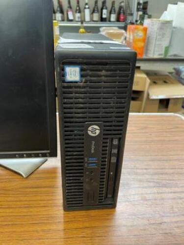 HP ProDesk 400 G3 SFF Desktop Computer; Specification: GenuineIntel, Intel(R) Core(TM) i3-6100 CPU @ 3.70GHz, Cores: 2, Stepping: 3, Nominal speed: 3700MHz, Max speed: N/A, External Clock: 100 MHz, Voltage: 1.1 V; RAM: 4GB; Hard Drive: 250GB SATA/SSD