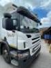 SCANIA P230 4x2 Euro 5 18t Refrigerated Rigid Wagon; VRM: KX12DLE; Date of Registration: 28 March 2012; Odometer Reading: 506,376 KM; MOT Expires: 31 January 2023 with THERMO KING T1000R Double Chiller Unit, 8.5m Refrigerated/Insulated Box and Roller Shut - 17