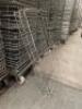 40 x Stainless Steel Baking Wires (2 x 20 Stacks Each on Wheeled Dollies) - 3