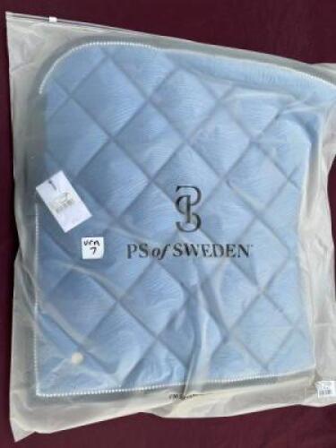 4 x PS OF SWEDEN 20057-534-003 Saddle Pad Dressage; Blue Horiz; Size Full