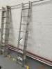 LYTE 8 Tread Double Extender Aluminium Ladder, Consolidated Length 2400mm - 4