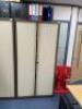 2 x BISLEY Cream and Brown Horizontal Tambour Door, 5 Tier, Metal Storage Cupboards 1970mm (H) x 1000mm (W) x 470mm (D); Please Note This Lot is Located in Thurston House First Floor Northallerton DL6 2XQ - 2