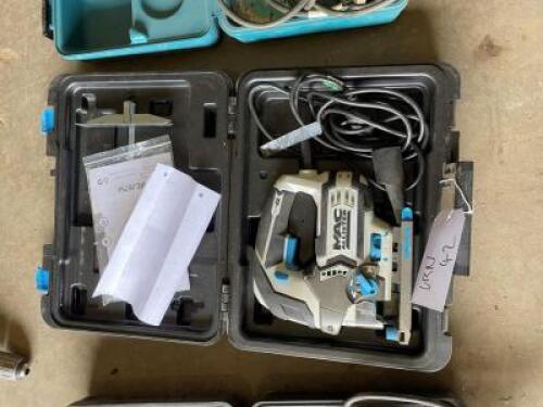 MAC ALLISTER METS750 750w Jigsaw; Capacity: 240v; WS URN: 42; This Lot is located in Doncaster