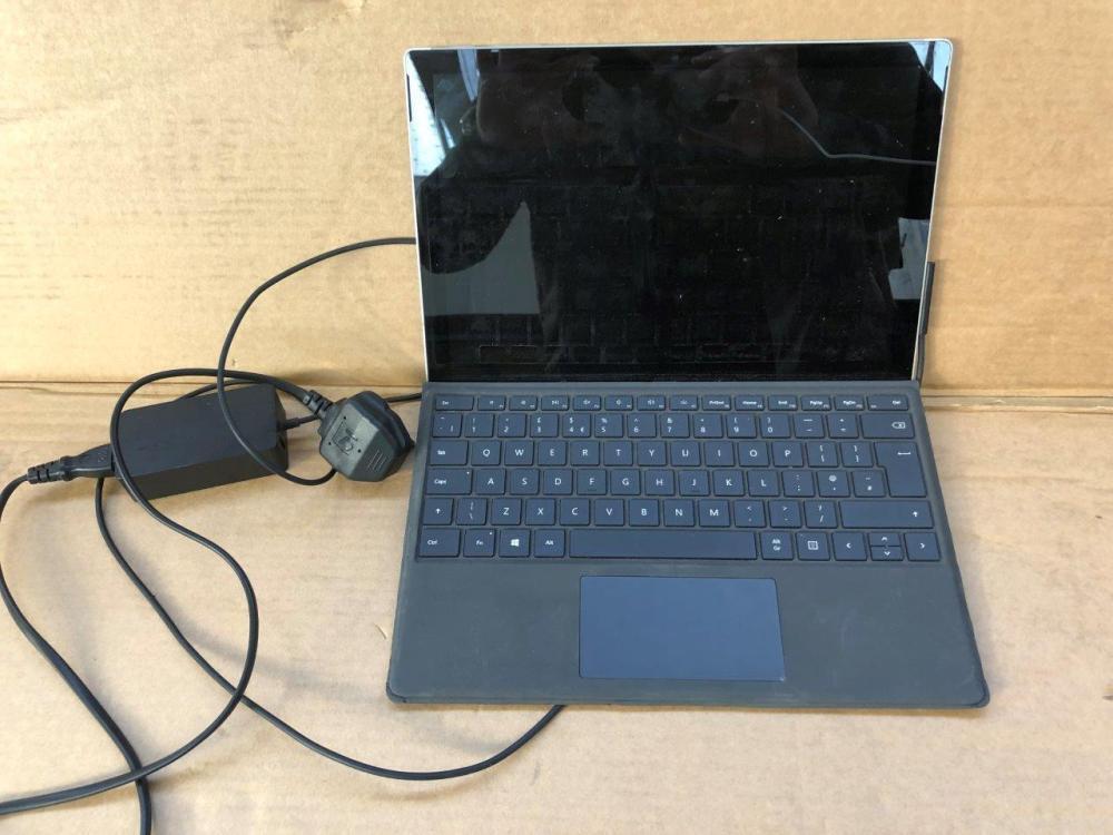 MICROSOFT SURFACE PRO with Charger; Model 1796 128GB; Serial Number