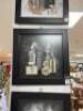 3 x various Framed Prints with Glitter and Diamonte Detail - 3