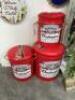 3 x 'Budwiser' Style Storage Bins