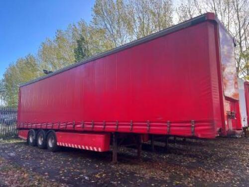 SDC 13.6m 4.5m Tri-Axle Curtainsider; Registration Number: C260531; Chassis Number: SDCCS45R3AAA79177; Year: 2008; Test: 31st January 2023; Plating Certificate: Yes (Trailer Ref: H63)