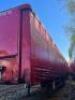 SDC 13.6m 4.5m Tri-Axle Curtainsider; Registration Number: C260520; Chassis Number: SDCCS45R3AAA79159; Year: 2008; Test: 31st May 2023; Plating Certificate: Yes (Trailer Ref: H58) - 3