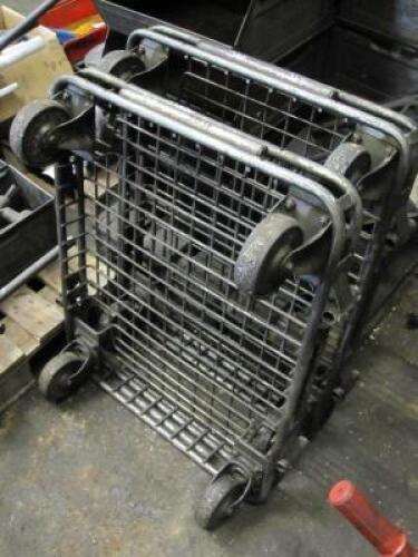 Pair of Heavy Duty Work Carts