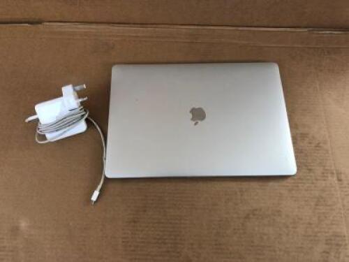 APPLE MACBOOK PRO with Charger; S51131; Model: A1707; EMC:J1 62; Serial Number: CO2X304UHTDC