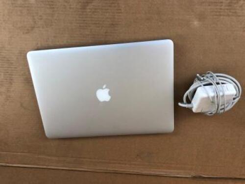 APPLE MACBOOK PRO with Charger; Model: A1398; EMC2910; Serial Number: CO2RT2J7G8WM