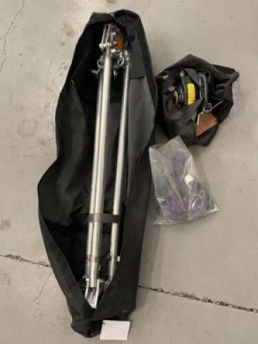 ABTECH SAFETY T3 Tripod & AB15 RT Full Arrest Winch in Carry Cases with Harness; NOTE LOCATION is Sherburn-In-Elmet, West Yorkshire