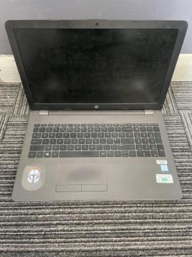 HEWLETT-PACKARD, 250 G6 Notebook PC Laptop Computer with Charger; Specification: GenuineIntel, Intel(R) Core(TM) i5-7200U CPU @ 2.50GHz, Cores: 2, Stepping: 9, Nominal speed: 2500MHz, Max speed: 3100MHz, External Clock: 100 MHz; RAM: 8GB; Hard Drive: 256