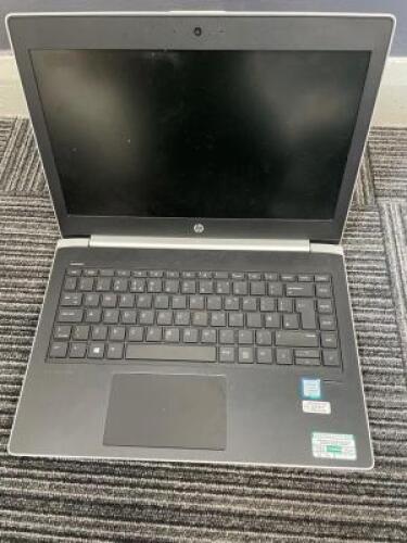 HEWLETT-PACKARD ProBook 430 G5 Laptop Computer with Charger; Specification: GenuineIntel, Intel(R) Core(TM) i5-8250U CPU @ 1.60GHz, Cores: 4, Stepping: 10, Nominal speed: 1600MHz, Max speed: N/A, External Clock: 100 MHz; RAM: 8GB; Hard Drive: 250GB SATA/