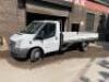 FORD Transit 115 T350L RWD 2402cc Diesel Long Wheel Base Dropside Lorry; VRM: YD12 LWM; Odometer Reading: 129,041; Date of Registration: 20 March 2023; MOT Expires: 6 February 2024; Former Keepers: 0; V5: Yes