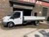 FORD Transit 115 T350L RWD 2402cc Diesel Long Wheel Base Dropside Lorry; VRM: YD12 LWM; Odometer Reading: 129,041; Date of Registration: 20 March 2023; MOT Expires: 6 February 2024; Former Keepers: 0; V5: Yes - 3