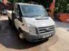 FORD Transit 115 T350L RWD 2402cc Diesel Long Wheel Base Dropside Lorry; VRM: YD12 LWM; Odometer Reading: 129,041; Date of Registration: 20 March 2023; MOT Expires: 6 February 2024; Former Keepers: 0; V5: Yes - 6