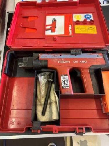 HILTI DX450 Nail Gun and Case