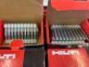 HILTI Building System comprising 7 Part Boxes of Nails, Fasteners and Plates - 7