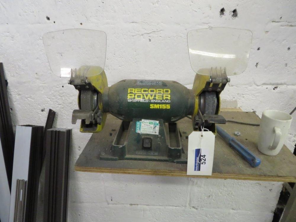 Record Power SM155 Double Head Bench Grinder