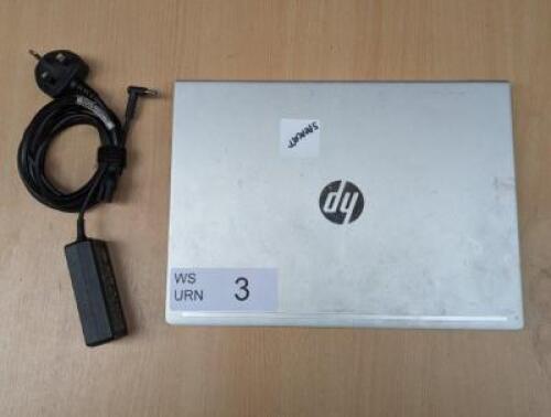 HEWLETT PACKARD ProBook 440 G7 Laptop; Specification: Genuine Intel Intel ® Core ™ i5-10310U CPU @ 1.60GHz 1.6GHz; RAM: 8.0 GB RAM; Hard Drive: 256.06GB NVME; S51308; with Charger (URN 3)