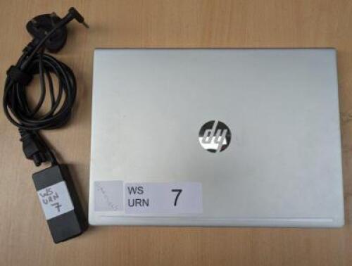 HEWLETT PACKARD ProBook 440 G7 Laptop; Specification: Genuine Intel Intel ® Core ™ i5-10210U CPU @ 1.60GHz 1.6GHz; RAM: 8.0 GB RAM; Hard Drive: 256.06GB NVME; S51322; with Charger (URN 7)