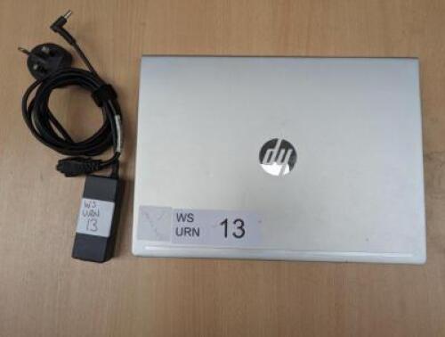 HEWLETT PACKARD ProBook 440 G7 Laptop; Specification: Genuine Intel Intel ® Core ™ i5-10210U CPU @ 1.60GHz 1.6GHz; RAM: 8.0 GB RAM; Hard Drive: 256.06GB NVME; S51337 with Charger (URN 13)