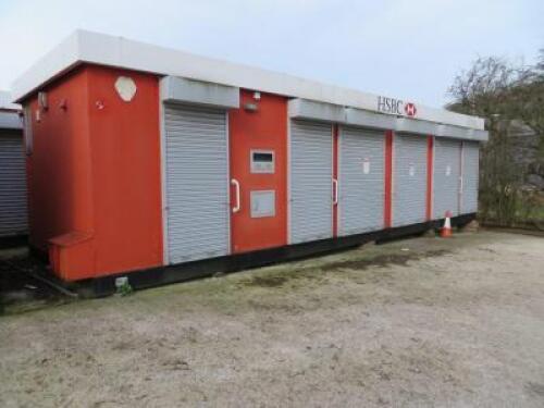 40' Relocatable Banking Hall (currently branded to HSBC) to include Counters, Offices, Air Conditioning and clw Furniture.