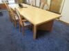 3m x 1.5m (approx) Boardroom Table c/w Communications Connectivity - 3