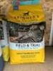 9 x 2.5kgs Bags of SKINNER'S Field & Trial Dog Food comprising: 1 x Light & Senior Working Dog, Best Before: June 2024; 1 x Chicken & Rice Adult Working Dog, Best Before: Aug 2024; 1 x Grain Free Recipe Chicken & Sweet Potato, Best Before: Aug 2023; 2 x P - 4