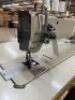 HIGHLEAD Model GC20698-2; 2-Needle Long Arm Heavy Duty Flat Bed Walking Foot; Lockstitch Sewing Machine; Foot Operated Pedals on Pedestal Frame; Serial Number: 4043034; Table Size: 1600mm (L) x 600mm (W) Includes Operators Chair - 4