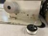 JUKI Model LH-3178 Twin Needle Industrial Lockstitch Sewing Machine; Foot Operated Pedals on Mobile Frame; Serial Number: LH0AB04453; Table Size: 10600mm (L) x 600mm (W) includes Operators Chair - 2