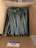 400 x 300mm (L) x 7mm (D) Galvanised Tent Pegs; New and Boxed; Location: Warehouse