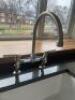 FRANKE Polished Steel Mixer Taps