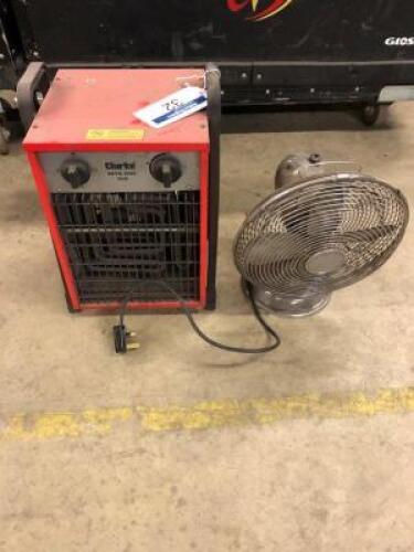 CLARKE Devil 6005 5KW Heater and Desk Fan