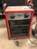 CLARKE Devil 6005 5KW Heater and Desk Fan - 2