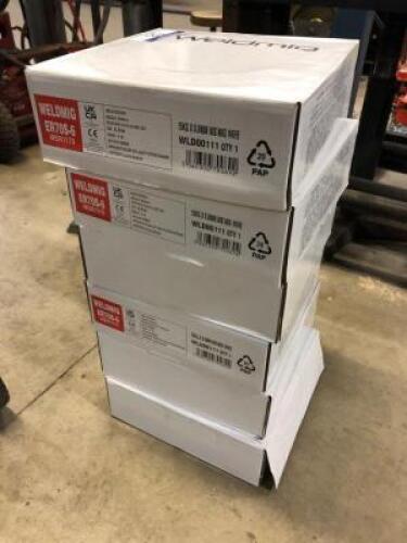6 x New and Boxed Rolls of MS MIG Welding Wire 15kg x 0.8mm ER50-6
