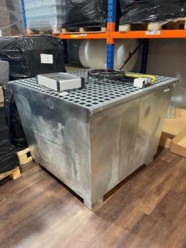 Galvanised High Lift Bunded Spill 1200mm (L) x 1200mm (W) x 1000mm (H)