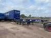 DENNISON Tri-Axle Sliding Skeletal Trailer; 39,000Kg Max Weight; 12,271mm (L) x 2,438mm (W); Reg/Indent. Mark (PH27) 'C' Number C292893; Year 2010; Serial Number SGKEF25SKAL025921