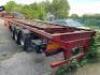 A.H.P. Trailers Type E.B.S. Tri-Axle Flat Bed Coil Carrier; 39,000Kg Max Weight; 13,600mm (L) x 2,550mm (W); Reg/Indent. Mark (PR3) 'C' Number C248818; Year 2007; Serial Number 16559 - 2