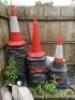 44 x various Sized Traffic Cones; to include Crowd Barrier - 2