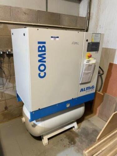 ALMIG COMBI 8-10 Compressor with 272 litres Air Receiver; Serial No. F1604595; Year 2016; Hours 926  (Note: the machine will be available for collection after 28th June 2024) 