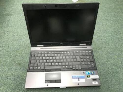 HP EliteBook 8540W Laptop; 
Specification: Genuine Intel ® Core ™ i7 - M620@2.67 GHz 
Processor Speed: 2.7GHz
Memory: 4.0 GB RAM 
Hard Drive: 512GB SSD