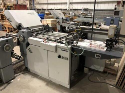 HEIDELBERG Model T152/4-4-KBK-F152.1 STAHLFOLDER 4 Buckle Folding Machine; Year 2002; Serial Number 252166