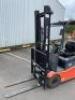 TOYOTO TRAIGO 24/15 TRIAXLE Electric Counter Balance 1500kg Capacity Forklift, Model 7FBEST15; Solid Tyres, 2 Piece 3700mm Max Lift Height Mast, Side Shift, Fork Lengths 1000mm (L) x 100mm (W); LOLER Test Expired 06/2024; Serial Number 7FBREST150-13703; I - 20