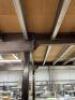 MEZZANINE Self Supporting Floor Structure; 22 x 120mm x 120mm x 2970mm (H) Post Supporting 350mm (D) x 100mm (W) 'I' Beam with 200mm (D) x 75mm (W) Galvanised Steel Joist Crossbeams, Decking 40mm (THK) ; Includes 22 Tread x 1050mm (W) Steel Guarded Stairc - 9