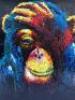 Monkey' by Tulhal; Arcylic on Canvas; Dimensions: 100cm x 100cm; Certificated; Date: 2022; Artwork Passport Number: 2022380; Estimated Value In 2022: Approximately £2,449 - 2