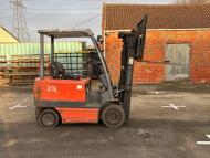 TOYOTA 6FB25 Electric Counter Balance Forklift Truck with Side Shift; Year: 1998; Hours: 23,005; Capacity: 2.5 Ton; Max Lift Height: 4500mm (H); Includes ELECTRIC RNERGIC Plus RX-M-40-60 Charging Unit - 12