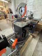 ELUMATEC Double Head Aluminium Profile Mitre Saw; Cutting Length: 3000mm (L); Year: 1998; Note: Model Unknown; Saw Decommissioned and Stored to Pallet Pending Installation (Prior to Insolvency) - 2