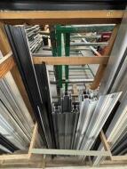 Various Aluminium Profile in Stock Lengths: 3600mm (L) to include 8 Bay Timber Rack - 3